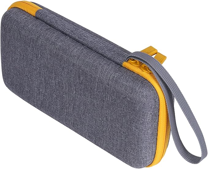 co2CREA Carrying Case for Texas Instruments TI-84 Plus CE Python Enhanced/TI-84/TI-Nspire CX II CAS/TI-Nspire CX II/TI-83 Plus/TI-89 Titanium/TI-85/TI-86 Color Graphing Calculator, Gray+Orange Case