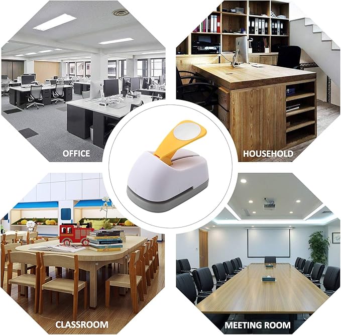 Craft Lever Punch 2 inch Circle Punch Circular Single Hole Punch Professional Tool for Paper Crafting DIY Projects，Gifts，Stationery，Education，Greeting Cards Arts Fun Projects