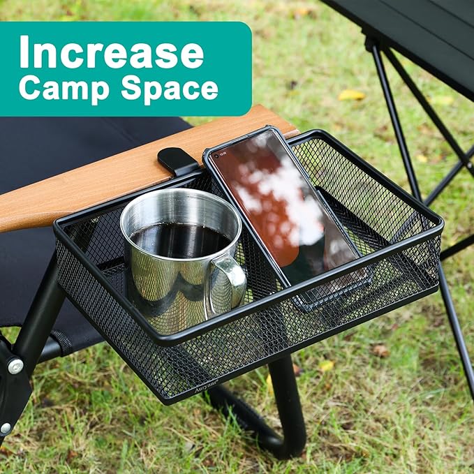 Clip-on Drawer organizers, desk organizer,can be clipped around the table to store small items. (Black - Big), Bronze Gold