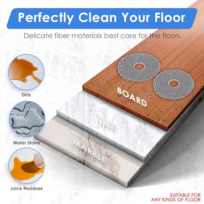 (10 Pack) Plus 405 Combo Replacement Parts for iRobot Plus 505 Combo robot/Plus 405 Combo Robot Vacuum, 1 Roller Brush, 3 Dust Bags, 2 Mop Pads, 2 Side Brushes, 2 HEPA Filters