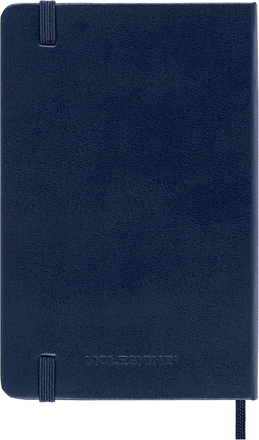 Moleskine Classic Notebook, Hard Cover, Pocket (3.5" x 5.5") Ruled/Lined, Sapphire Blue, 192 Pages