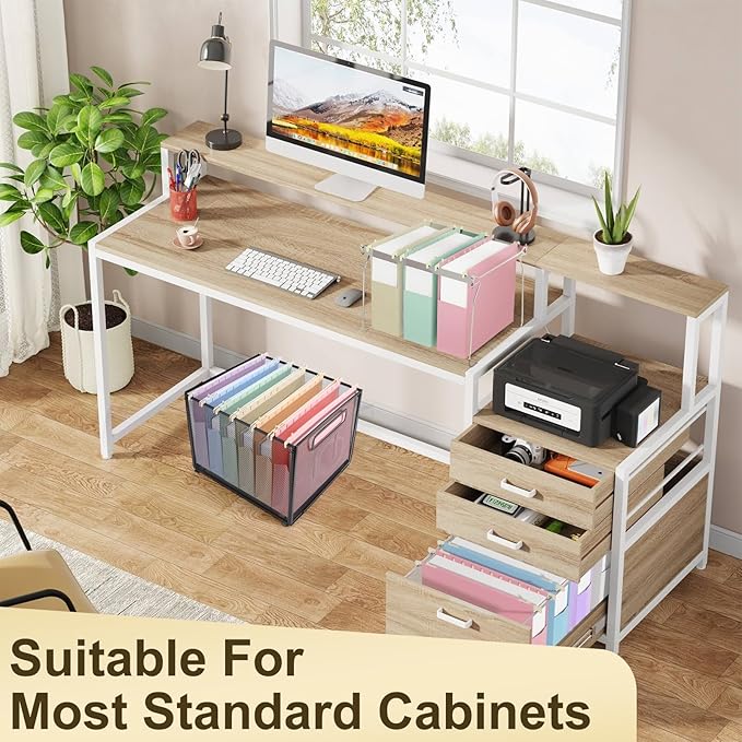 Extra Capacity Plastic Hanging File Folders Letter Size,12 Pack 2 Inch Capacity Hanging File folders with Tabs,Heavy Duty for Filing Cabinet,Home and Office File,Pastel Colors