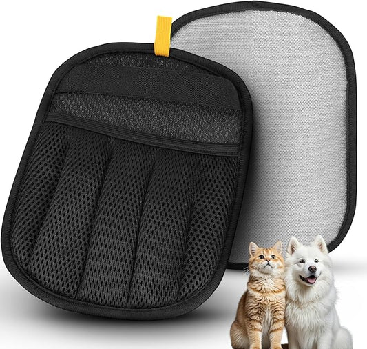 VerdeVilla Magic Brush Pet Hair Removal, Upgrated Pet Hair Remover Gloves for Cats Dogs, Efficient Grooming Gloves Brush for Couch, Furniture, Sofa, Clothing, Reusable Pet Hair Removal Tools,1PCS