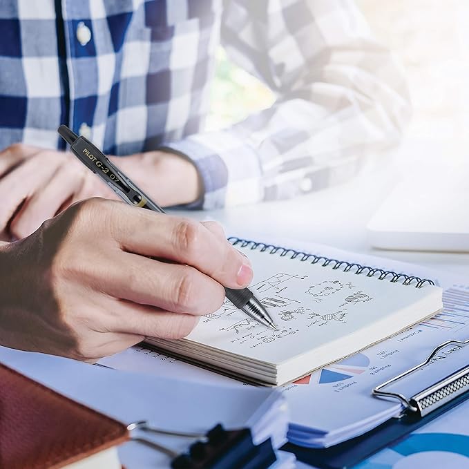 Pilot G2 Premium Gel Roller Pens, Bold Point, Gel Ink Pens, 1 mm, Pack of 144, Black, Blue - Ideal for School, Journaling & Office Writing