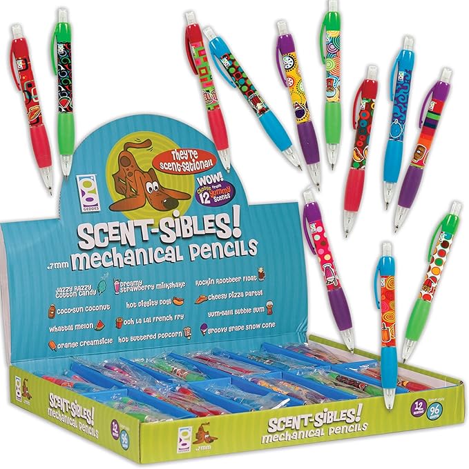 Raymond Geddes Scent-Sibles Mechanical Pencils (Pack of 96)