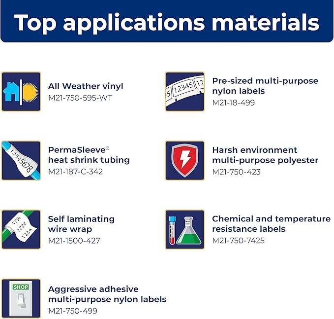 Brady M210 Portable Label Printer Kit (M210-KIT), Yellow/Black