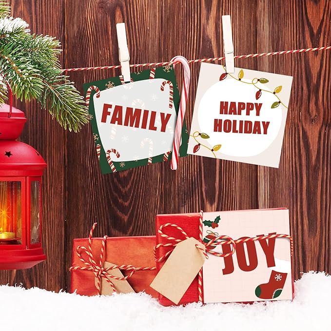 9 Pieces Christmas Sticky Note Christmas Candy Note Pads 450 Pieces of Christmas Santa Claus Notepad Self Adhesive Notebook Removable Memo Pads, 50 Sheets Each for Christmas School Office Home Present