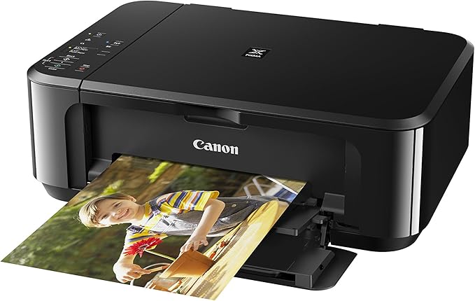 Canon Pixma MG3620 Wireless All-in-One Color Inkjet Printer with Mobile and Tablet Printing, Black