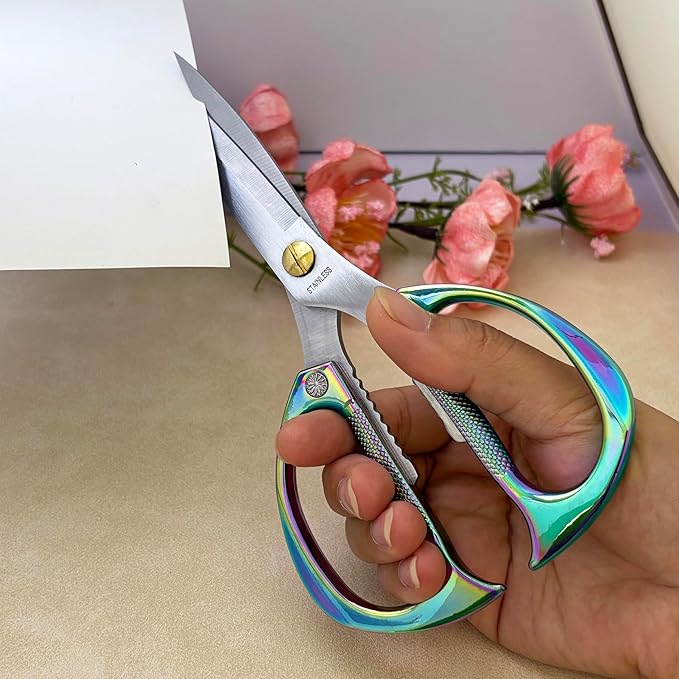 Kitchen Scissors All Purpose Heavy Duty Kitchen Shears for Food, Meat, Poultry, vegetable, Herbs| 7.5inches Utility Scissors for Cooking, Office, Fabric