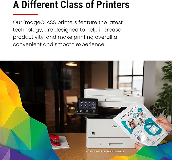 Canon Color imageCLASS MF662Cdw - Wireless Duplex Laser Printer with Copier, Scanner, 3 Year Limited Warranty, 26 PPM