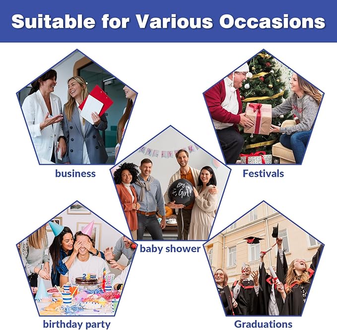 5-3/4 x 8-3/4 Inches A9 Blank Invitation Envelopes 50 Pack - Blue Self Seal Envelopes for Invites, Greeting Cards, Stationery & Mailing (Peel & Seal)