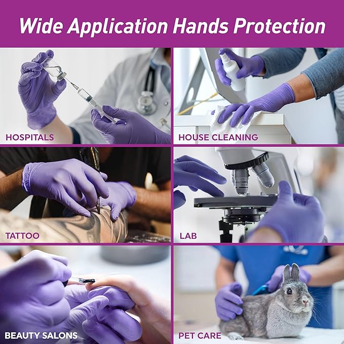MedPride Powder-Free Nitrile Exam Gloves, Small, Case/1000 (100 Count (Pack of 10))
