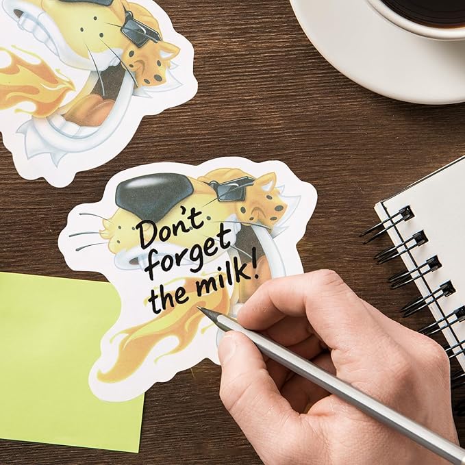 Cheetos Cute Sticky Post It Notes Pad Sticky Notes for School and College, Fun Desk Post-It-Notes