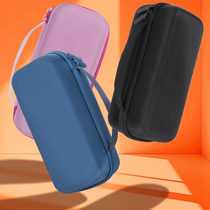 Storage Case Compatible with DYMO LetraTag 100H / 100H Plus Handheld Label Maker (Pink Case)