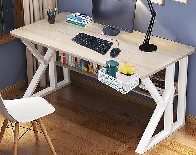 Clip-on Drawer organizers,desk organizer,can be clipped around the table to store small items (white)