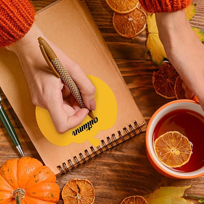 1200Pcs Fall Pumpkin Sticky Notes 3 x 3.4 Inch Pink Orange Self Adhesive Notepads Cute Memo Pads for Autumn Thanksgiving Halloween School Home Office Supplies