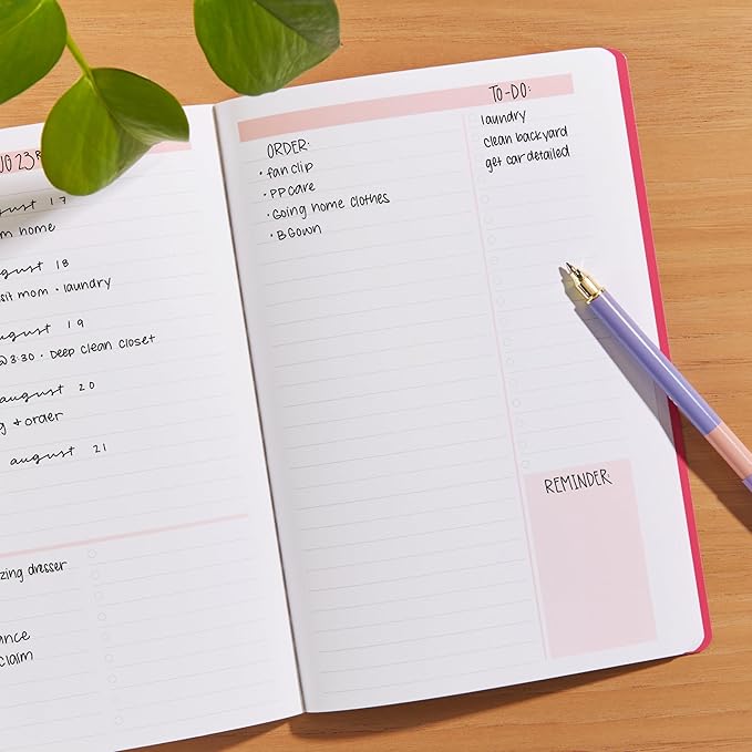 Erin Condren Productivity Petite Journal, Evolve Design, Compact Lined Notebook for List-Making, Note-Taking, To-Do Lists, Writing and Organization, Portable Softcover Journal, Colorful Cosmos 2