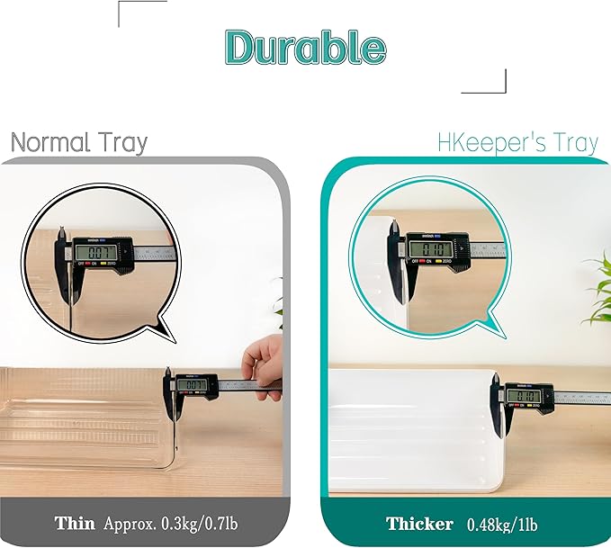 4 Tiers Stackable A4 Paper Trays, Office Desk File Holder, Tidy File Document Letter Book Paper Organizer (4 Tiers,White)