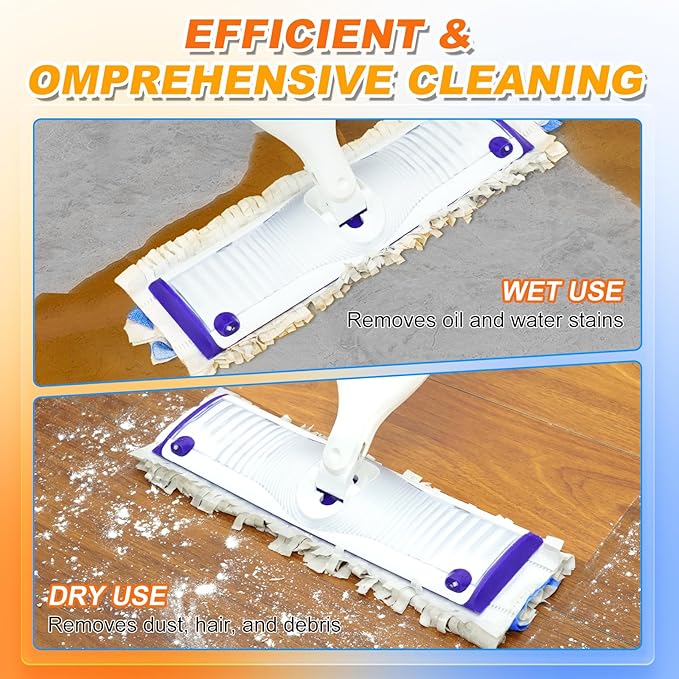 20 Pack Disposable Mop Pads for Swiffer Power Mop Pads, Replacement for Power Mop Refills Power Mop Pads, Multi-Surface Mop and PowerMop Wood Mop Floor Cleaning
