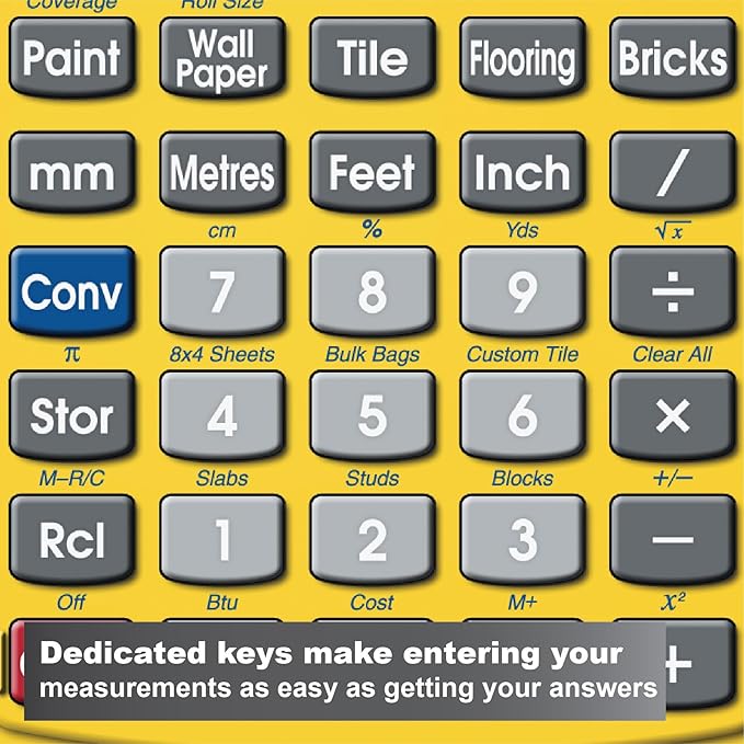 Calculated Industries 8528 Metric Do-It-Yourself Calculator Small
