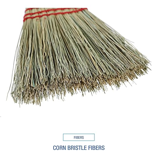 Boardwalk BWK951WC Corn Fiber Whisk Brooms - Yellow (1 Dozen)