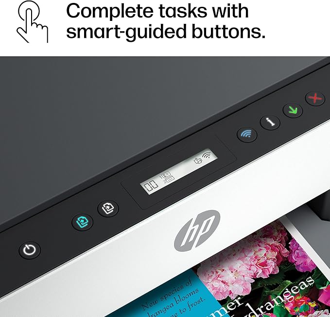 HP Smart Tank 6001 Wireless All-in-One Ink Tank Printer, Scanner, Copier with 2 years of ink included, Best-for-home, Refillable, AI-enabled (2H0B9A)