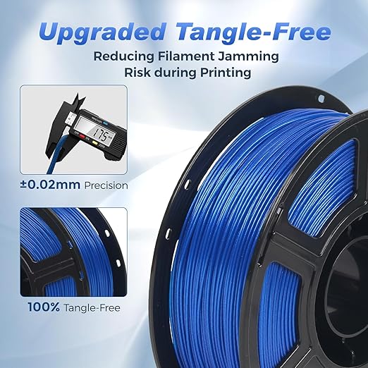FLASHFORGE Rapid PLA Filament 1.75mm Aurora Blue, 500mm/s High Speed Printing, 3D Printer Filament 1kg Spool, Dimensional Accuracy +/- 0.02mm, Enjoy Exceptional Print Quality