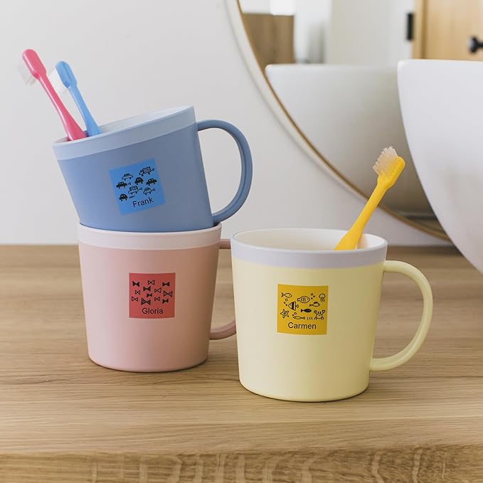 LABELWORKS Epson LW-K200PXRDB Printer and Primary Tapes - Label Maker and Primary Colored Matte Label Tapes