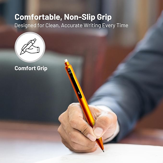 Everyman Taipan Orange Grafton Mechanical Aluminum Pencil, Premium 0.5mm Lead Writing, Drawing & Sketching, ideal for Professionals, Students and Architects & EDC Pencil