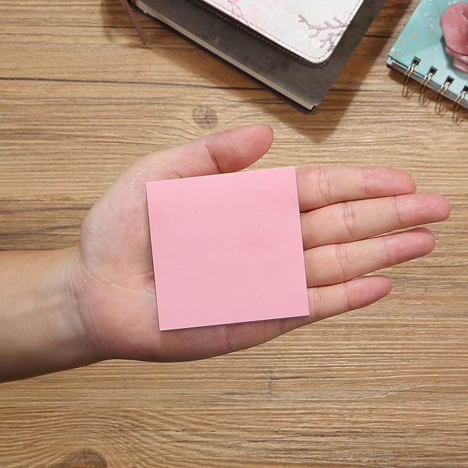 Mr. Pen- Sticky Notes, 3”x3”, 12 Pads, 600 Sheets, Colorful Sticky Notes 3x3, Sunset Sorbet