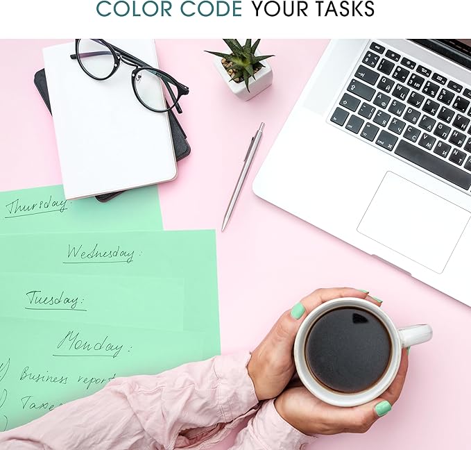 Colored Paper 500-Sheets - Green Paper, 8.5 x 11 Colored Printer Paper, Arts & Crafts, DIY Projects - School & Office Supplies - Pastel Copy Paper, 1 Ream, Made in the USA