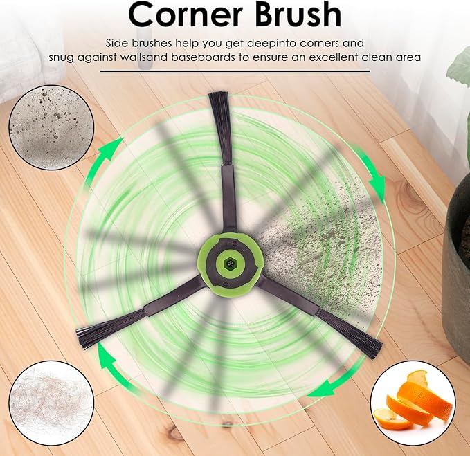 (20 Pack) Combo i5+ Replacement Parts Accessories for iRobot Roomba Combo i5, Combo j5, Combo j5+ Robot Vacuum, Dual Roller Brushes, 6 Side Brushes, 5 HEPA Filters, 4 Dust Bags, 3 Mop Pads