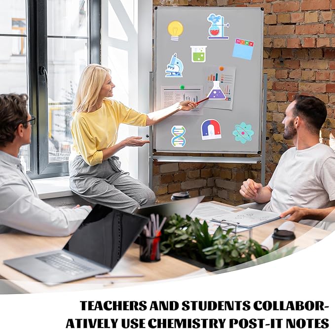 9 Pads Science Sticky Notes, Cute Chemistry Stickers, Lab Test Tube Microscope & Light Bulb Memo Pads, Teacher Student Appreciation Gifts, Science Week Party Favors & Classroom Supplies