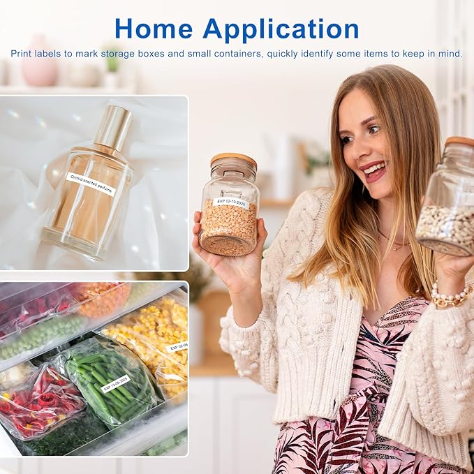 10 Pack Labelife M-K231s Label Tape Compatible with Brother P Touch M Tape M-K231 MK231 M-231 M231 12mm 0.47 1/2 for Brother Ptouch PT-M95 PT-80 PT-70 PT-65 PT-45 Label Makers, Black on White