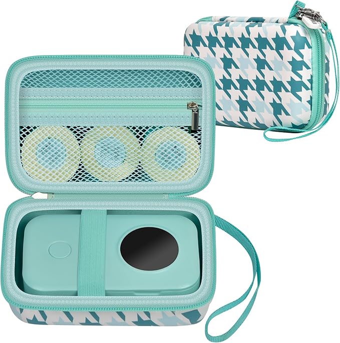 Labels Printer Case Compatible with COLORWING D30 Bluetooth Wireless Portable Labeling Printer Also for Phomemo D30 D35 for Memoking Mini Thermal Printing Sticker Storage Holder