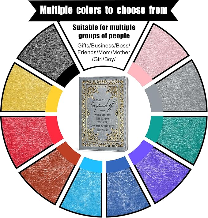 LBWCER Thank You gift May you be proud of the work you do, for Volunteer Staff Coach Nurse Teacher Social Worker Notebook Gift Thank You Gift Travel Journal (May gray)