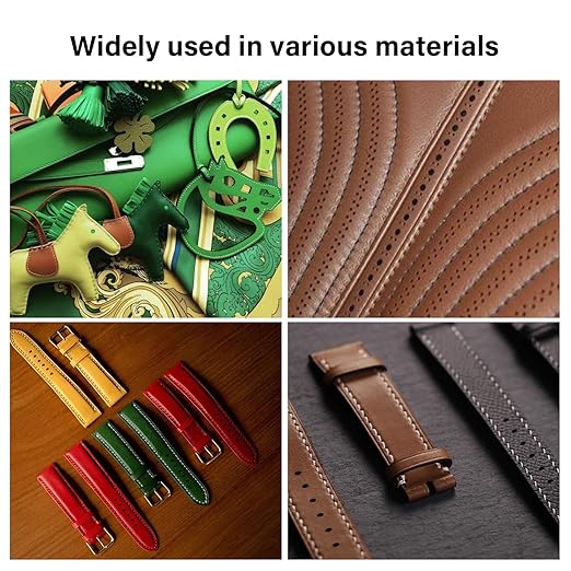 WUTA Oval Leather Hole Punch Set,Carbon Steel Belt Hole Puncher for Leather, Hand Punching Tool for Leathercraft Working (4 * 6mm,1pc)