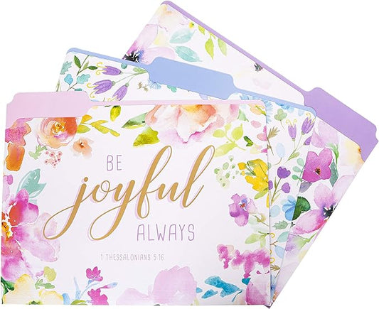 Graphique Religious File Folder Set – Each Folder Measures 11.75" x 9.5", Set Includes 9 Folders with 3 Unique Designs, Durable Triple-Scored Coated Cardstock, FIF048