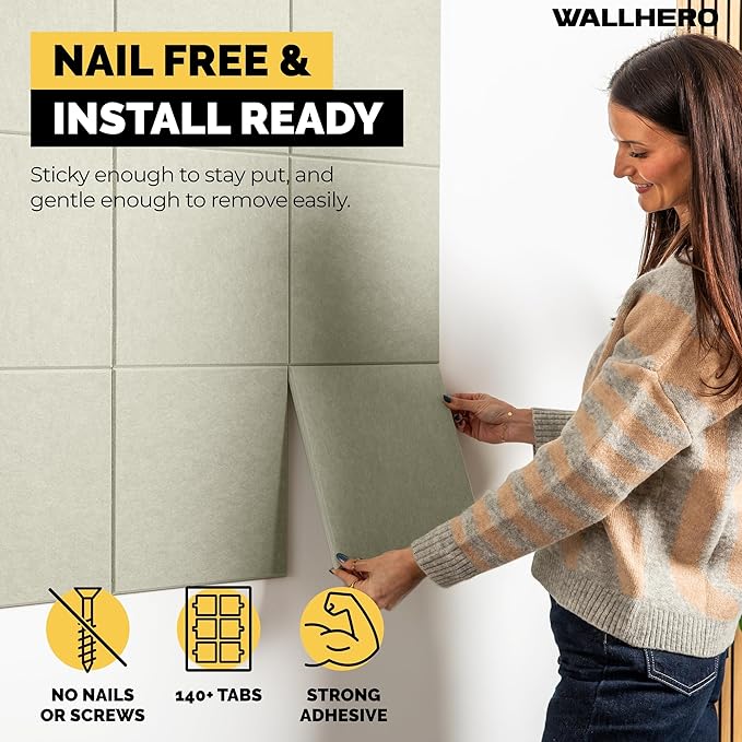 Corkboards for Wall, 59"x36" | 15 Pack | Cork Board Squares, Pin Up Board, Office Board for Wall, Big Bulletin Board, Cork Roll with Adhesive Backing (Sage Green)