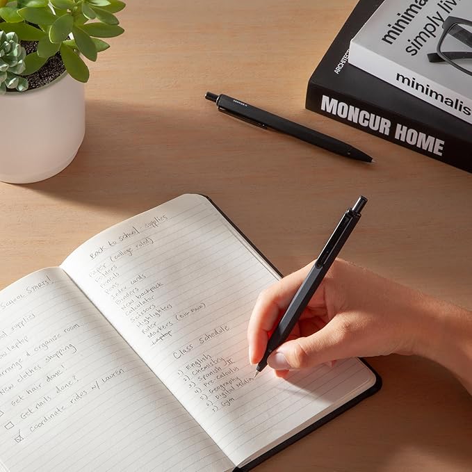 U Brands Cambria Soft Touch High End Mechanical Pencils, Midnight, Medium (0.7 mm) Point, 12 Count (5008U01-24)