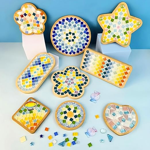 OOTDART Mosaic Crystal Grout, Mosaics Tile Tools, Mosaic Tile Accessories – Essential for Handmade Grouting and Perfect for DIY Craft Projects (White, 8.8oz)