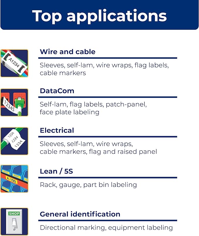 Brady M210 Portable Label Printer Kit (M210-KIT), Yellow/Black