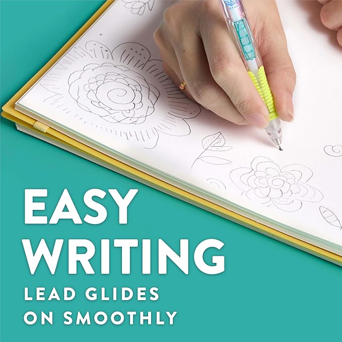 Paper Mate Clearpoint Mechanical Pencil, Break-Resistant, Color Block Edition, HB #2 Lead (0.7mm), 6 Count