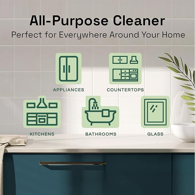 Clean Republic All-Purpose Cleaner, Daily Use Cleaner for Kitchens, Bathrooms, and More, 1 Gallon Bottle