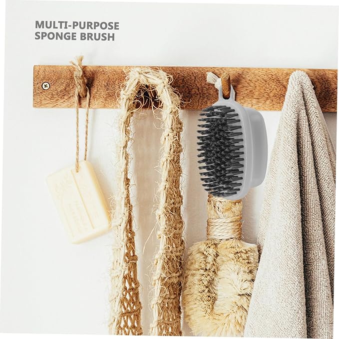 Strong Decontamination Laundry Brush Dishwashing Brush Sponge Brush Pad Kichen Cleaning Brush for Bathroom