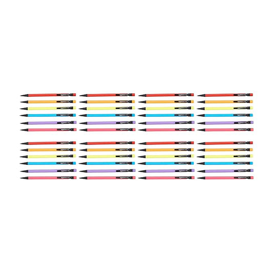 Amazon Basics Mechanical Pencils 0.7mm For Writing, Drawing, Bulk Office and School Supplies, Multicolor, 48-Pack