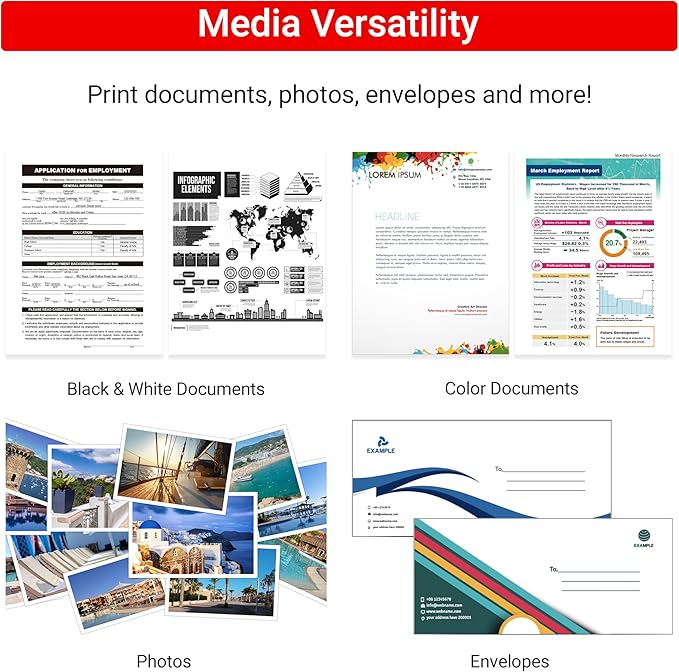 Canon PIXMA TS4320 Wireless Color Inkjet Printer for Duplex Printing, White – Cost Efficient Home Printer with Copier/Scanner, Compact Design, Easy Setup, 1 Year Limited Warranty