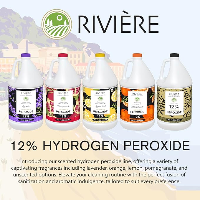 Rivière 12% Hydrogen Peroxide, 1 Gallon
