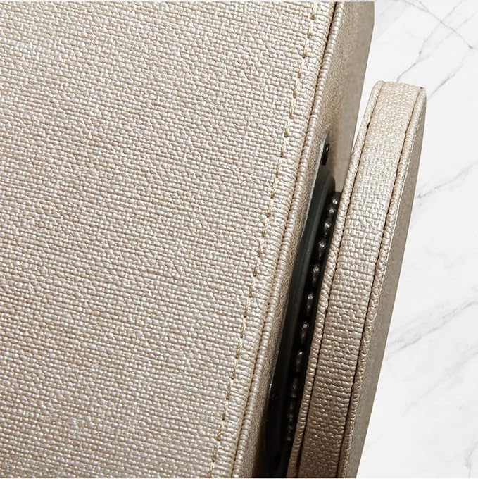 Remote Control Holder, Swivel Desk Organizer and Decorations for Living Room, Bedside Table Organizer Remotes Caddy for TV Controllers/ Stationery/ Art Supplies/ Pen, PU Leather Room Decor Aesthtic