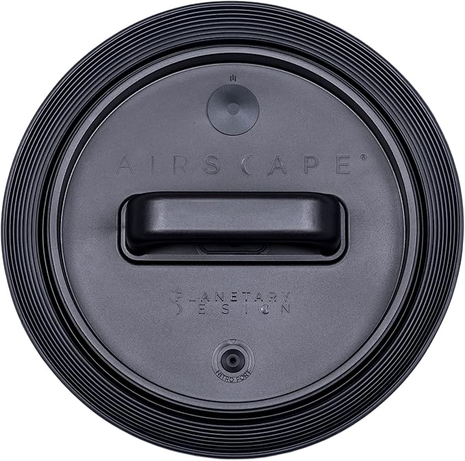Airscape Bucket Insert Airtight Lid - Bulk Dry Storage - Unique Nitro Flush Port and Degassing Valve for Versatility - Preserve Food Freshness - Fits Most 3, 5, and 7 Gallon Buckets - Single